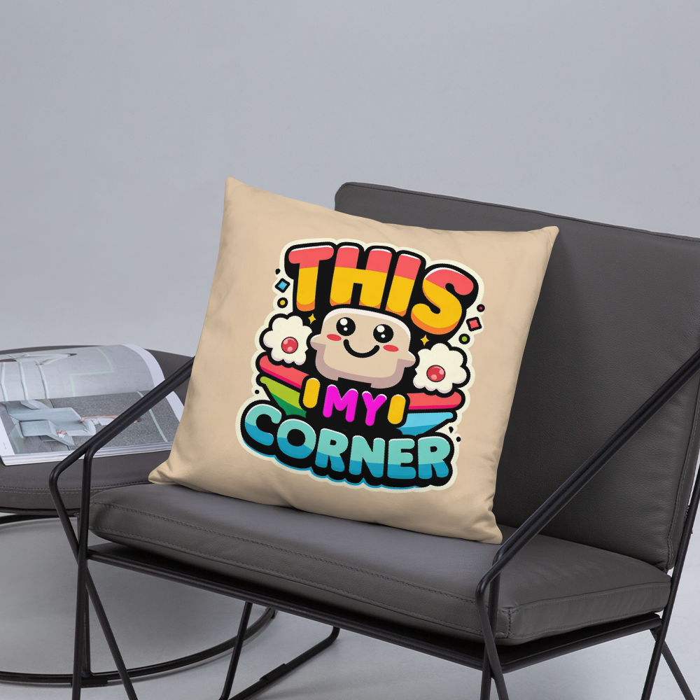 This - My Corner - Cute Decorative Throw Pillow