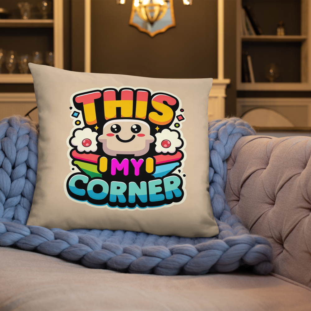 This - My Corner - Cute Decorative Throw Pillow