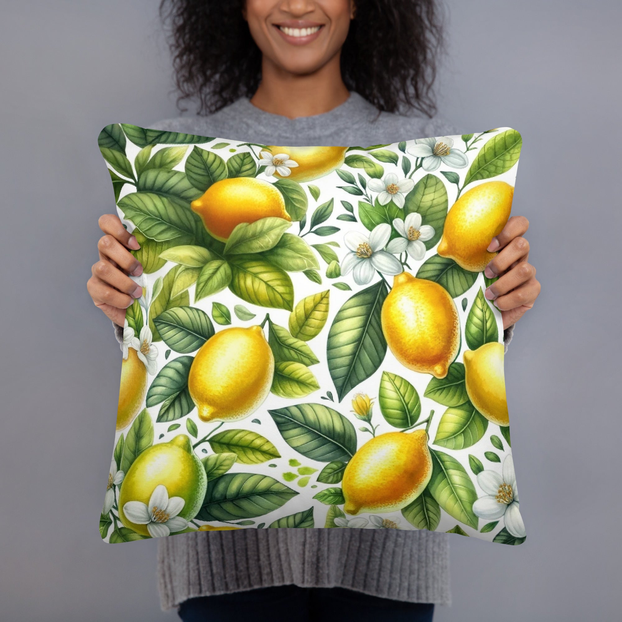 Lemon Fresh Decorative Cushion Pillows Wardrobe