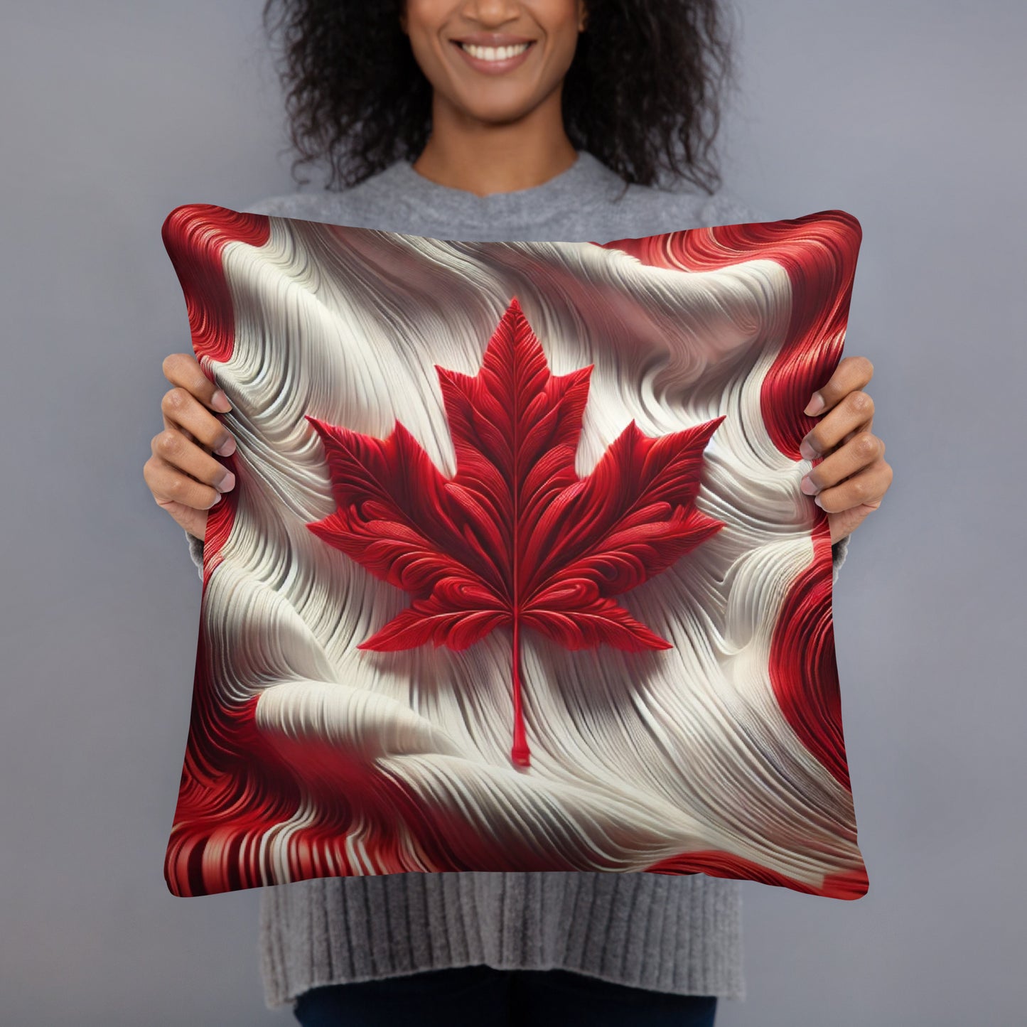 Canadian Maple Leaf Throw Pillow