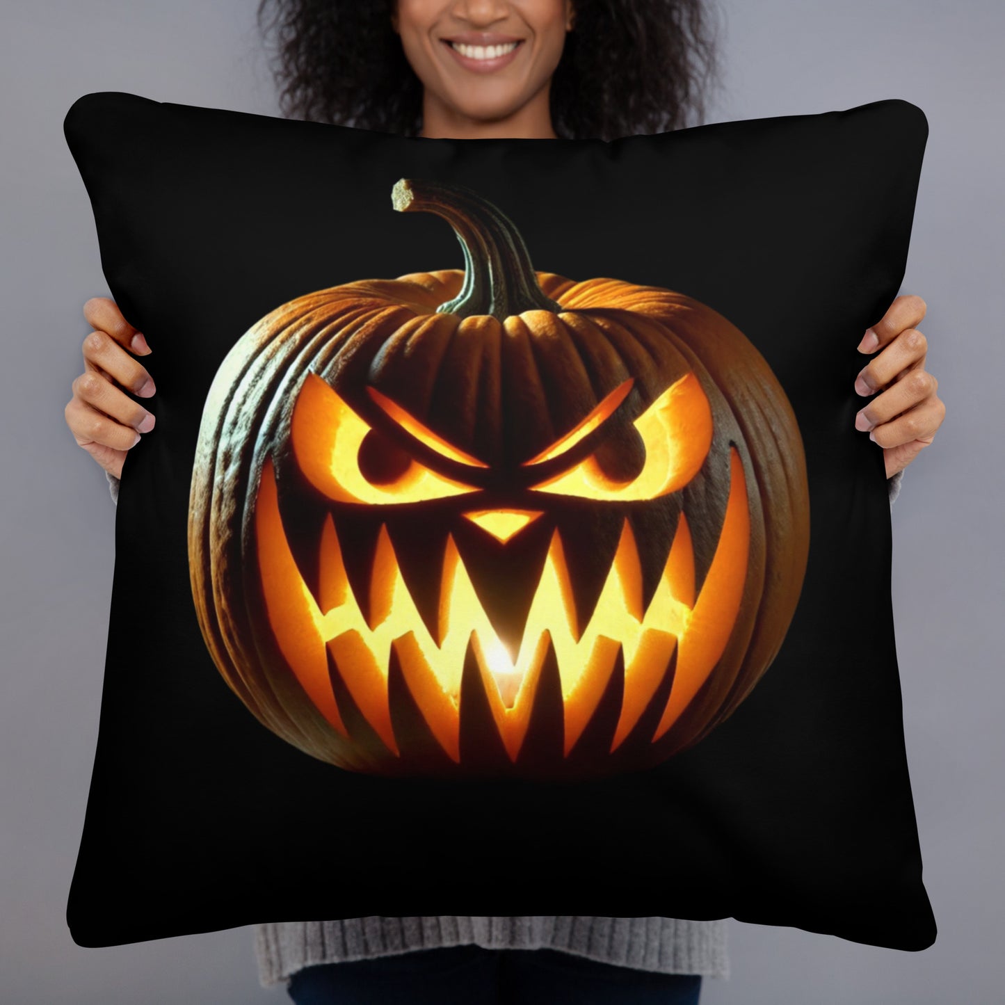 Halloween Pumpkin Cushion