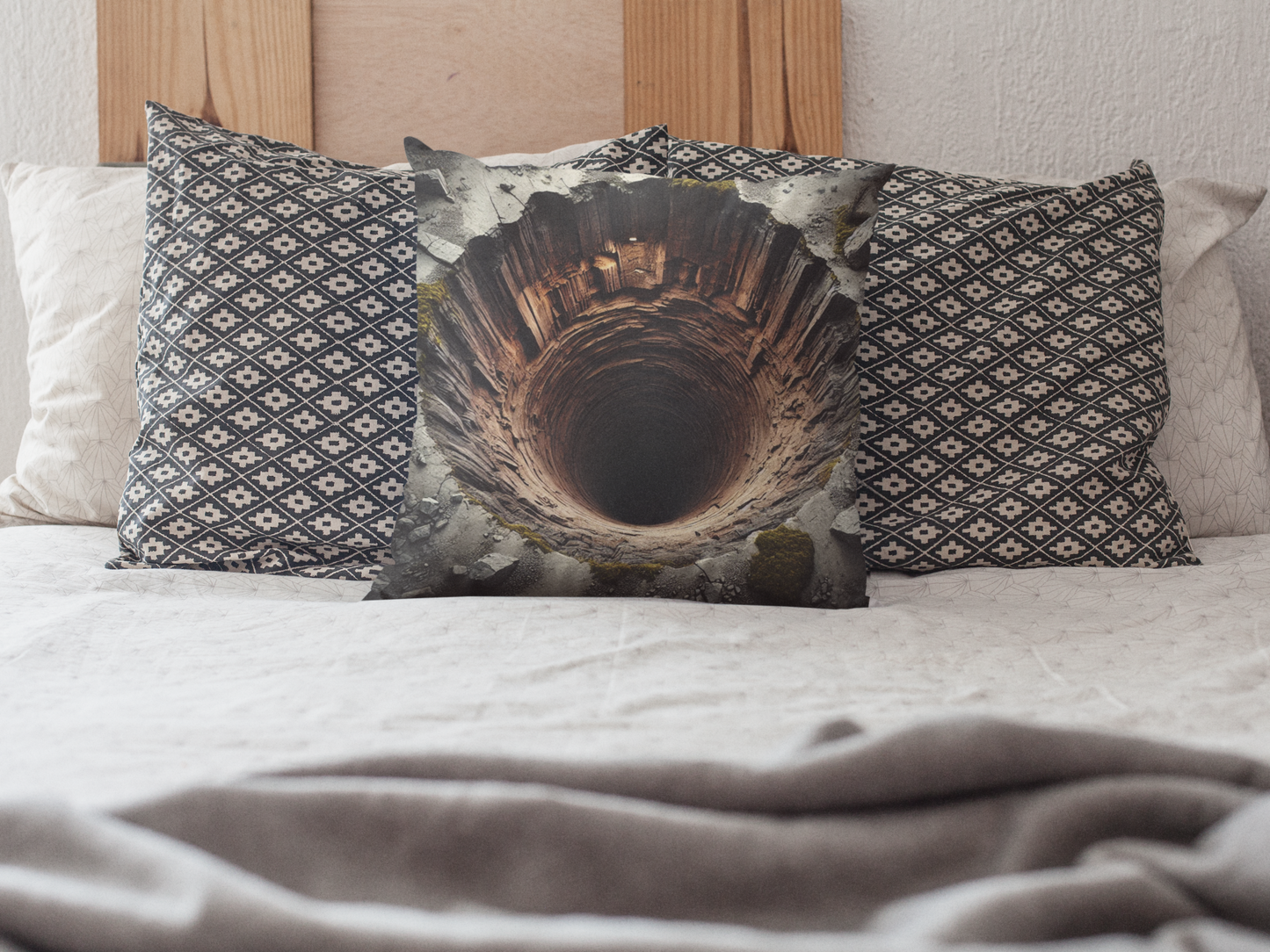 Unique Abyss Scene Throw Pillow