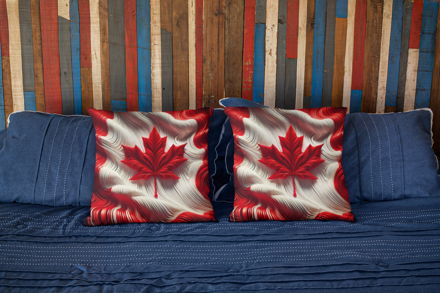 Canadian Maple Leaf Throw Pillow