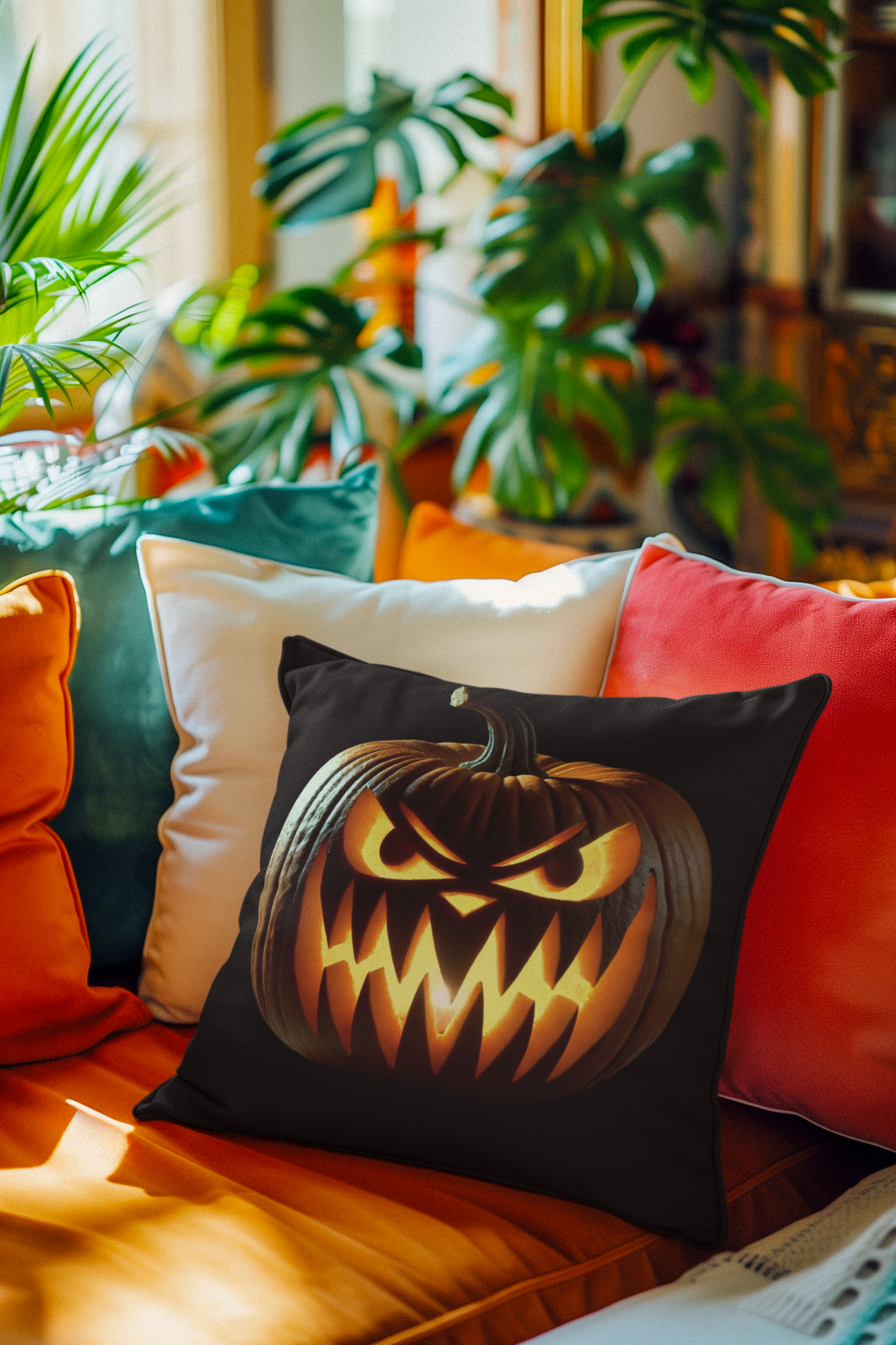 Halloween Pumpkin Cushion